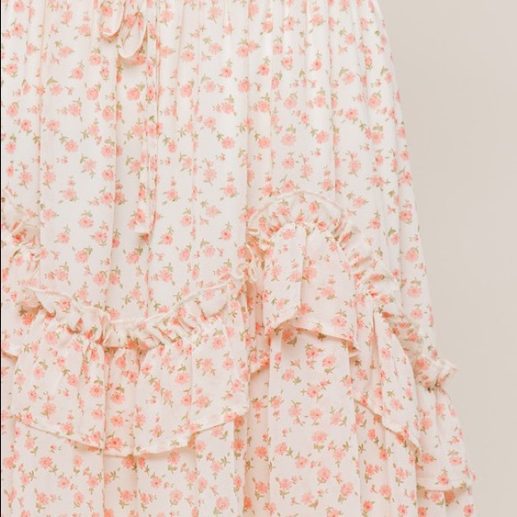&Merci Floral Mini Ruffle Skirt - Picture 4 of 7